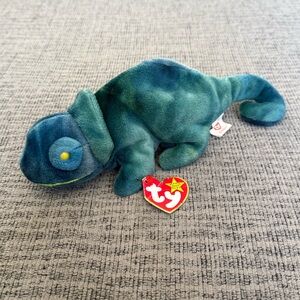 Rainbow the Chameleon Beanie Baby by Ty